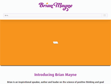 Tablet Screenshot of brianmayne.com
